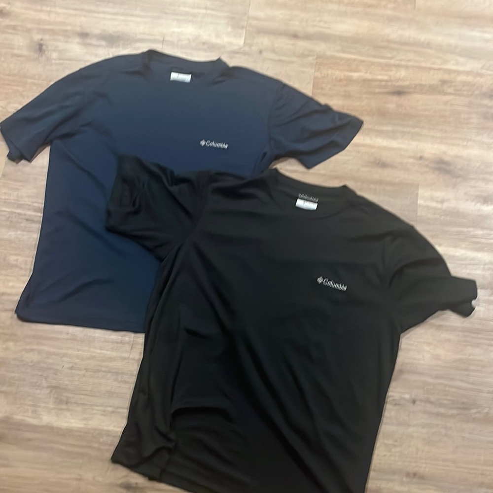 Columbia Omni Wick shirts lot of two, medium